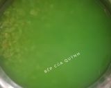 Hình bước làm 1 của món Sữa cốm, điều, lá dứa