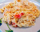 Φωτογραφία βήματος 3 της συνταγής Ζυμαρικά με ρικότα, λαχανικά και αλλαντικά