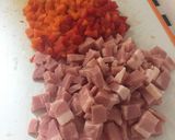 Foto del paso 1 de la receta: Guisado de Frijol Panamito con tocino y vegetales!