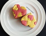 A picture of step 8 of Heart polkadot cookies.
