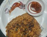 A picture of step 8 of Mughlai Paratha.