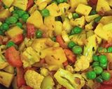 पेरी पेरी मिक्स वेज (peri peri mixed veg recipe in Hindi) रेसिपी चरण 4 फोटो
