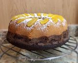 Foto del paso 7 de la receta 🍑Bizcocho de melocotón con cacao☕️