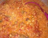 A picture of step 3 of Moringa stew.