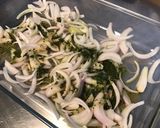 Une image de l'étape 4 de Dos d'églefin à l'orange et oignon de roscoff (marinade orange et cardamome).