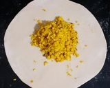 A picture of step 5 of Gobhi masala paratha.