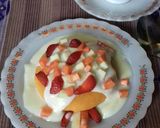 Foto langkah ke 3 dari resep Snowy mixed fruits sweet potatoes.