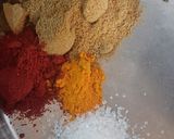 A picture of step 2 of Ripe Gunda sabji.