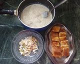 A picture of step 6 of Kesari bread shahi tukde.