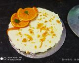A picture of step 9 of Choco cookie orange zest cream cheese cake.