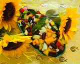 A picture of step 3 of Mango black bean salad.
