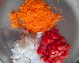 A picture of step 2 of #PFR#Cheesey Vegetable buns.
