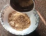 A picture of step 3 of Jeggery til peanut laddu.