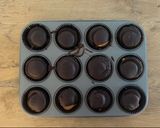 A picture of step 7 of Vegan oreo muffins.