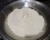 A picture of step 1 of Chana dal poori.