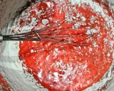 Φωτογραφία βήματος 4 της συνταγής Red velvet cupcake, κεκάκια ατομικά με κρέμα τυριού