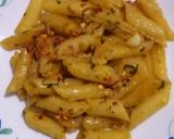 A picture of step 8 of Orangy penne pasta.