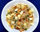 A picture of step 3 of Paneer Pulao.