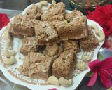 काजू  म्हैसूरपाक (kaju maysore pak recipe in marathi) रेसिपी स्टेप 4 फोटो 