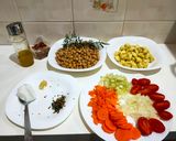 Foto del passaggio 1 della ricetta Vellutata di ceci con tortellini a modo mio