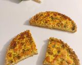 A picture of step 5 of Smoked Salmon and Leek Tart.