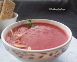 A picture of step 7 of Red Velvet Soup.