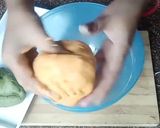 A picture of step 2 of Steamed Paneer wheat flour Momos.