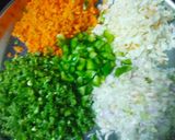 A picture of step 2 of Chinese fried rice.