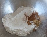 A picture of step 3 of Christmas Gingerbread Cake.