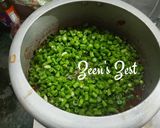 A picture of step 2 of Hyderabadi Lamb and Beans.