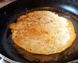 A picture of step 3 of Pancake wrap.