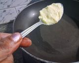 A picture of step 3 of Farfalle cheezy pasta with white sauce.