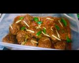 A picture of step 7 of Karahi kofty.