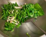 菠菜鴻禧菇的食譜步驟2照片