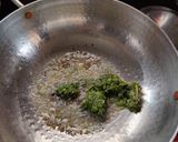 A picture of step 1 of Banana peas sabzi.