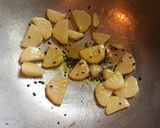 A picture of step 4 of Lentil Fritters in Ridge Gourd Curry.