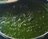 A picture of step 5 of Palak Corn Curry.