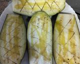 Foto del paso 2 de la receta Berenjenas rellenas de brócoli y champiño