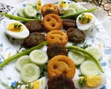 A picture of step 5 of Harabhara kebabs.