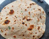 A picture of step 4 of Heat Meets The Wheat - Turbo Naan. Spicy Tongue Tester.