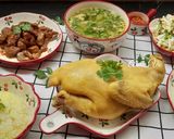 Hình bước làm 6 của món Cơm gà nhà mình