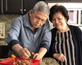 A picture of step 3 of Grandma’s Famous Menudo.