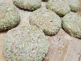 Hamburger (mini) di broccoli,piselli e pesto🌱