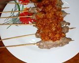 A picture of step 2 of Stick minced meat.
