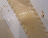 A picture of step 8 of Lasagne rollups.