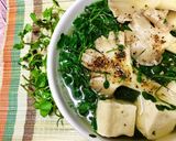 Hình bước làm 3 của món Canh Nấm Bào Ngư Đậu Hủ Với Cải Xoong