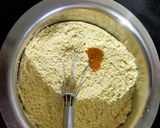 A picture of step 1 of Sweet Boondi.