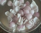 A picture of step 1 of Mayo onion dip.