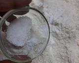 A picture of step 2 of Urad dal appalam or papad.