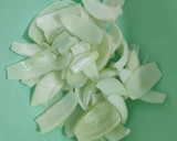 A picture of step 1 of Cucumber and mango.